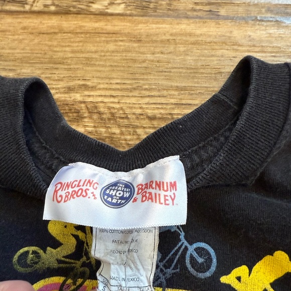 Vintage Ringling Brothers Circus Xtreme Black Graphic Tee Shirt - Picture 5 of 5